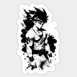 Fan Art Of Goku 01 Sticker